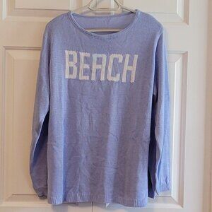 NWOT Summer Weight "Beach" Sweater (P to P 22")
